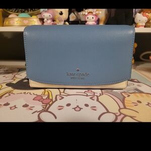 Kate Spade Blue and White Wallet